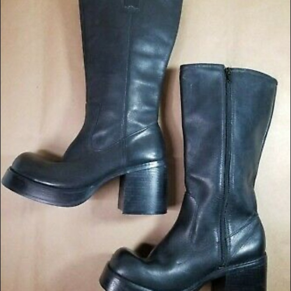 frye platform boots